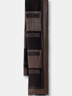 Obrázek produktu Moschino šála s vlnou hnědá