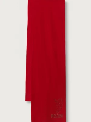 Obrázek produktu Moschino šála vlněná červená