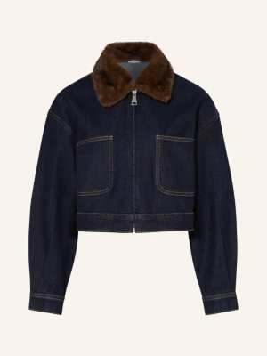 Obrázek produktu Mrs & Hugs Džínová Bunda S Odnímatelným Límcem Z Umělé Kožešiny raw denim