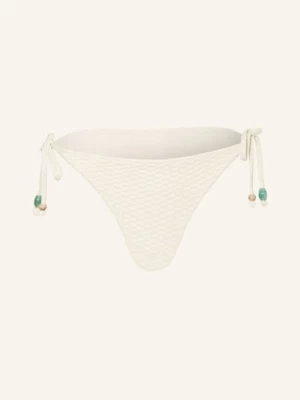 Obrázek produktu Mrs & Hugs Trojúhelníkové Bikiny S Ozdobnými Perličkami režná / světle hnědá / tyrkysová