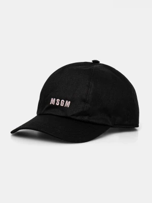 Obrázek produktu MSGM Bavlněná baseballová čepice MSGM černá
