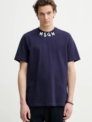 Obrázek produktu MSGM Bavlněné tričko MSGM fialová