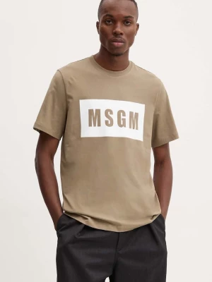 Obrázek produktu MSGM Bavlněné tričko MSGM zelená
