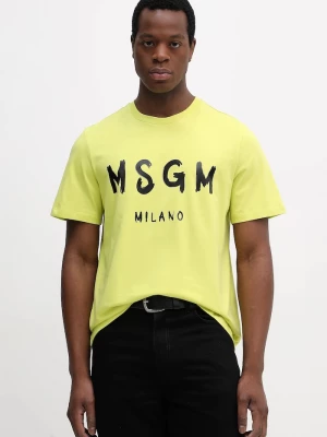 Obrázek produktu MSGM Bavlněné tričko MSGM zelená