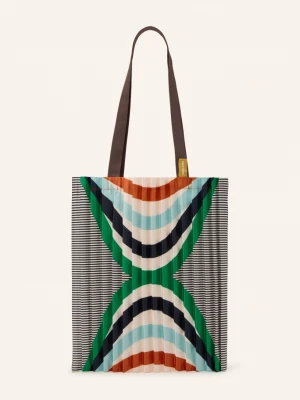 Obrázek produktu Multitudes Shopper zelená / režná / tmavě modrá