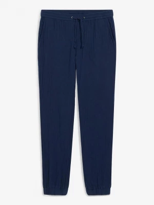Obrázek produktu Mušelínové kalhoty bez zapínání, z čisté bavlny, Regular Fit, Tapered BonPrix