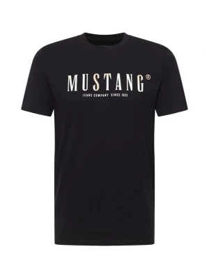 Obrázek produktu MUSTANG Tričko 'Austin' pastelově žlutá / černá / bílá