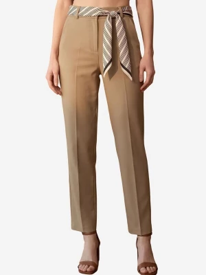 Obrázek produktu My fashion Kalhoty s puky světle hnědá