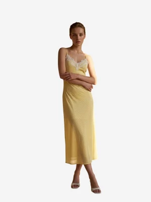 Obrázek produktu My fashion Šaty citronově žlutá