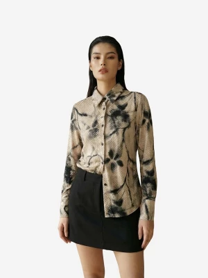 Obrázek produktu My fashion Tričko béžová / černá