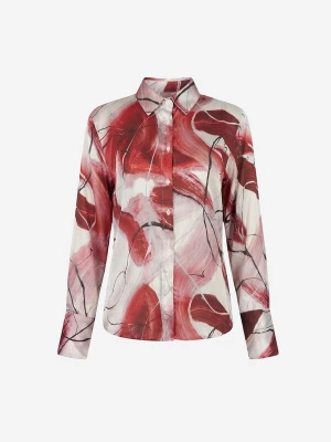 Obrázek produktu My fashion Tričko burgundská červeň / bílá