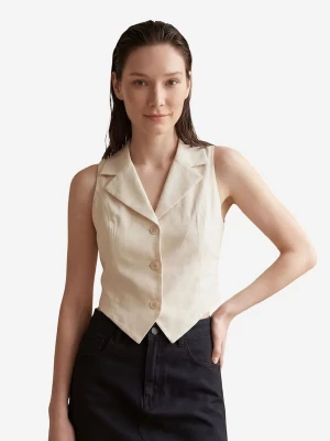 Obrázek produktu My fashion Vesta k obleku přírodní bílá