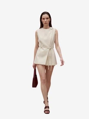 Obrázek produktu My fashion Vesta k obleku přírodní bílá
