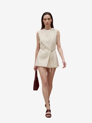 Obrázek produktu My fashion Vesta k obleku přírodní bílá