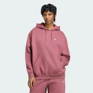 Obrázek produktu NADROZMĚRNÁ FLÍSOVÁ MIKINA ESSENTIALS S KAPUCÍ Adidas Burgundy
