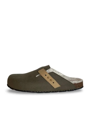 Obrázek produktu nae Vegan Shoes Pantofle 'Levu' světle hnědá / olivová