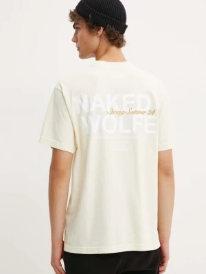 Obrázek produktu Naked Wolfe Bavlněné tričko Naked Wolfe béžová
