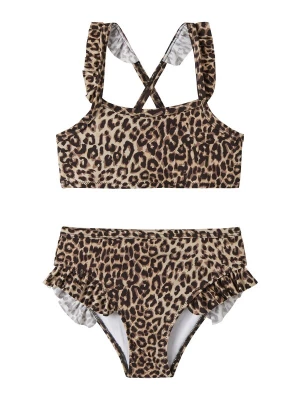 Obrázek produktu NAME IT Bikiny 'NMFZANIMAL' světle hnědá / tmavě hnědá / černá