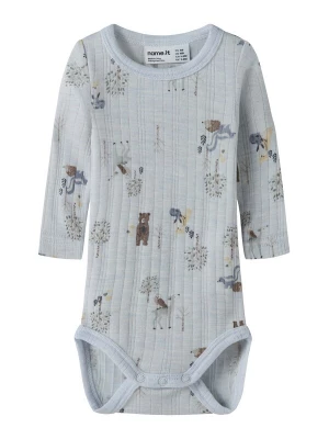 Obrázek produktu NAME IT Dupačky / body 'NBMWANG' chladná modrá / hnědá / pastelová fialová / pastelově oranžová