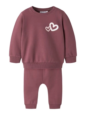 Obrázek produktu NAME IT Joggingová souprava 'NBFVRILLIE' krémová / bobule / bílá