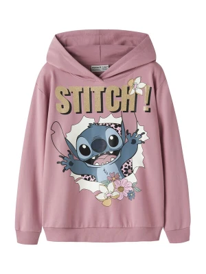 Obrázek produktu NAME IT Mikina 'NKFJYNDA STITCH' starobéžová / námořnická modř / fialová / bílá