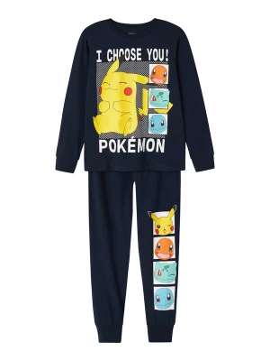 Obrázek produktu NAME IT Pyžamo 'NKMAbel Pokemon' námořnická modř / žlutá / mátová / bílá