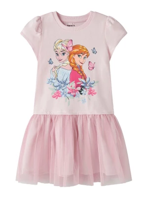 Obrázek produktu NAME IT Šaty 'NMFMemma Frozen' světlemodrá / tmavě oranžová / pink / růžová