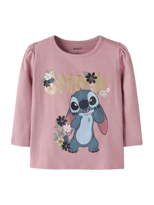 Obrázek produktu NAME IT Tričko 'NMFJina Stitch' safírová / opálová / zlatá / bledě fialová
