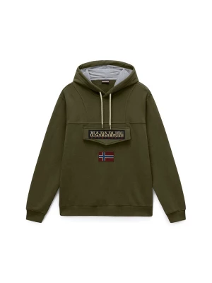 Obrázek produktu NAPAPIJRI Mikina 'BURGEE WINT 4' khaki / olivová / karmínově červené / černá