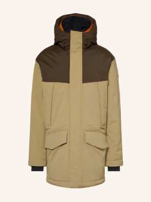 Obrázek produktu Napapijri Parka Serie 20-22 S Odnímatelnou Kapucí béžová / tmavě hnědá / oranžová