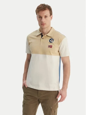 Obrázek produktu Napapijri Polokošile E-Reflect NP0A4H4B Écru Relaxed Fit Krémová