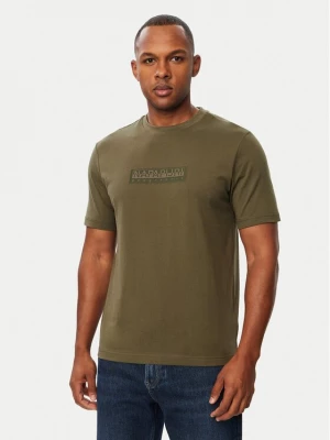Obrázek produktu Napapijri T-Shirt -Box Logo NP0A4IFL Khaki Regular Fit
