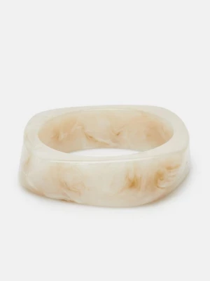 Obrázek produktu Náramek s organickým tvarem comma béžová