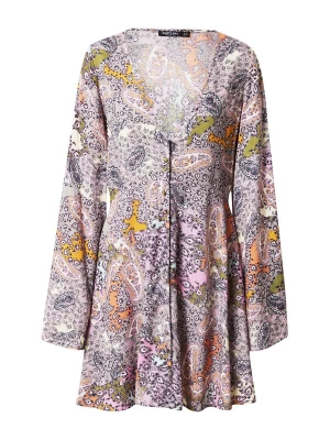 Obrázek produktu Nasty Gal Šaty olivová / šeříková / černá / bílá