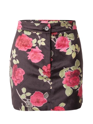 Obrázek produktu Nasty Gal Sukně tmavě hnědá / pastelově zelená / malinová