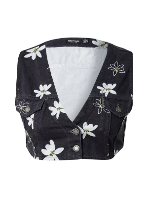 Obrázek produktu Nasty Gal Top 'Daisy' noční modrá / limone / bílá