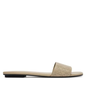 Obrázek produktu Nazouváky Calvin Klein Org Flat Sndl One Bar Lth Aop HW0HW02857 Béžová