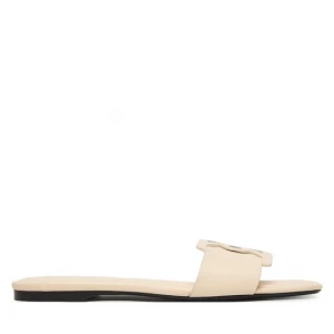 Obrázek produktu Nazouváky Calvin Klein Square Flat Sandal Emblem HW0HW03128 Écru Krémová