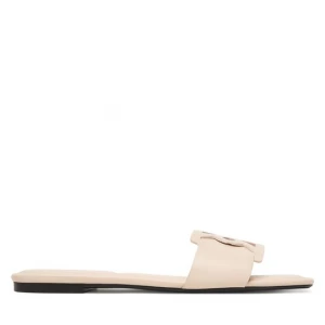 Obrázek produktu Nazouváky Calvin Klein Square Flat Sandal Emblem HW0HW03128 Écru Krémová