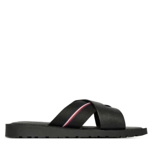 Obrázek produktu Nazouváky Tommy Hilfiger Core Hilfiger Lth Criss C Sandal FM0FM05783 Černá