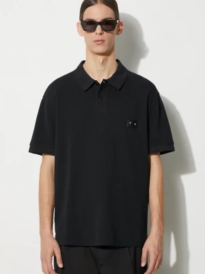 Obrázek produktu Neil Barrett Bavlněné polo tričko Neil Barrett Loose Pierced Nipple Polo černá