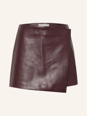 Obrázek produktu Neo Noir Skort Elayne V Koženém Vzhledu tmavě červená