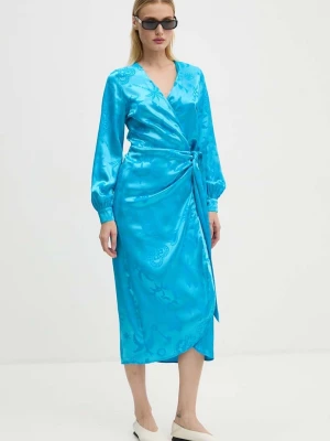 Obrázek produktu Never Fully Dressed Šaty Never Fully Dressed Vienna Wrap Dress modrá