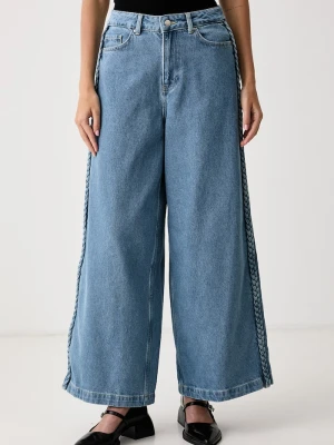 Obrázek produktu Never Fully Dressed wide leg džíny dámské modrá