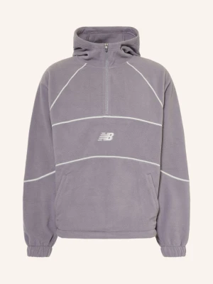 Obrázek produktu New Balance Fleecová Mikina S Kapucí Trackside šedá / světle šedá