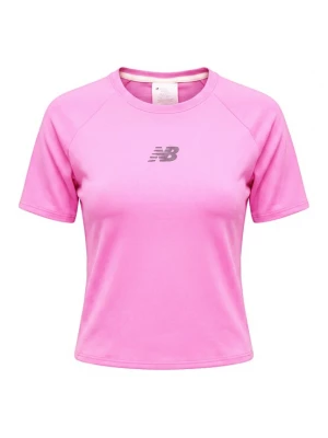 Obrázek produktu new balance Funkční tričko slonová kost / světle růžová / černý melír