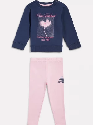 Obrázek produktu New Balance teplákový set kojenecký s bavlnou růžová