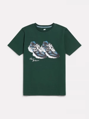 Obrázek produktu New Balance tričko dětské bavlněné zelená