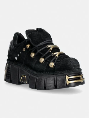 Obrázek produktu New Rock ANTE NEGRO + IMPERFECT TOWER NEGRO TORNILLOS sneakers boty dámské semišové černá
