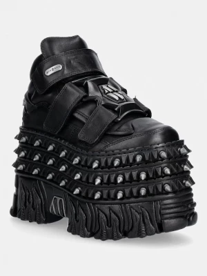 Obrázek produktu New Rock CRUST NEGRO NEGRO, FIRE CASCO sneakers boty dámské kožené černá